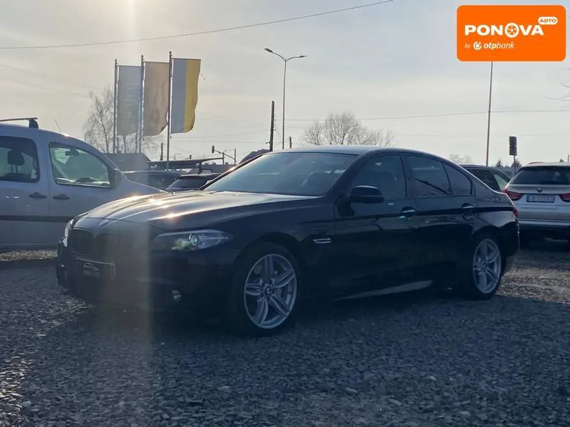 BMW 5 Series, 2016 г., Дизель, 150 тыс. км, Седан, Чорный, Львов AT-10400718 фото