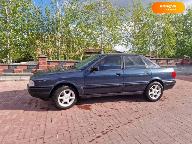Audi 80, 1988, Газ пропан-бутан / Бензин, 1.78 л., 290 тыс. км, Седан, Синий, Ровно 40688 фото