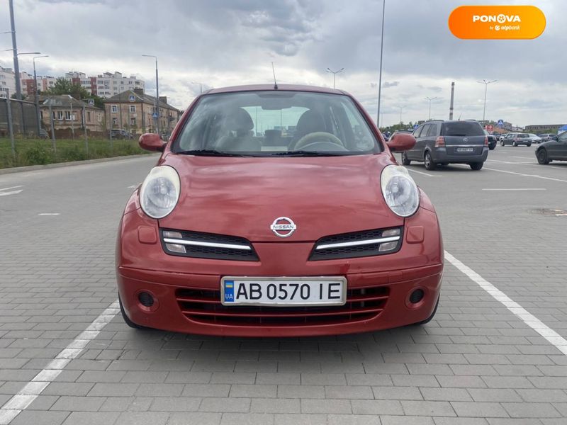 Nissan Micra, 2007, Бензин, 1.24 л., 134 тыс. км, Хетчбек, Красный, Винница Cars-Pr-57951 фото