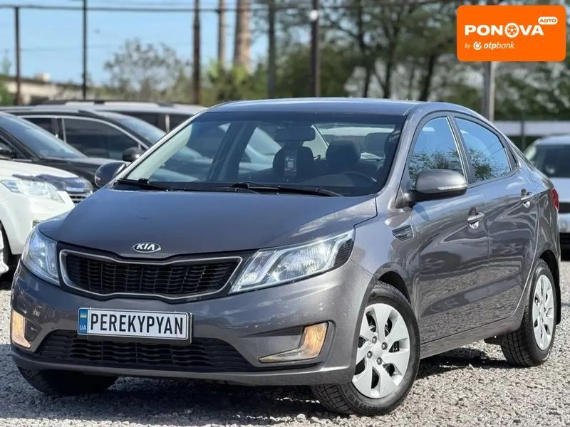 Kia Rio, 2012 р., Бензин, 161 тис. км, Седан, Сірий, Дніпро (Дніпропетровськ) AT-10417736 фото