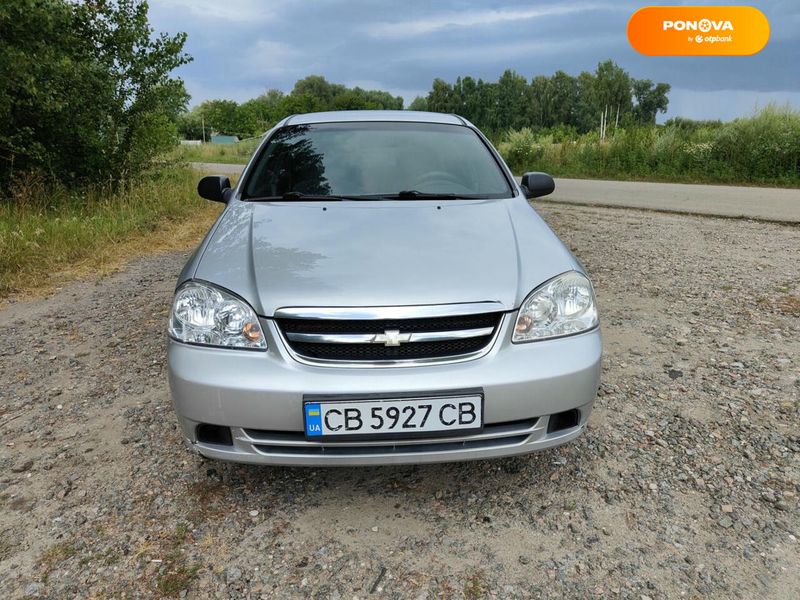 Chevrolet Lacetti, 2008, Газ пропан-бутан / Бензин, 1.6 л., 201 тис. км, Седан, Сірий, Бобровиця Cars-Pr-66106 фото