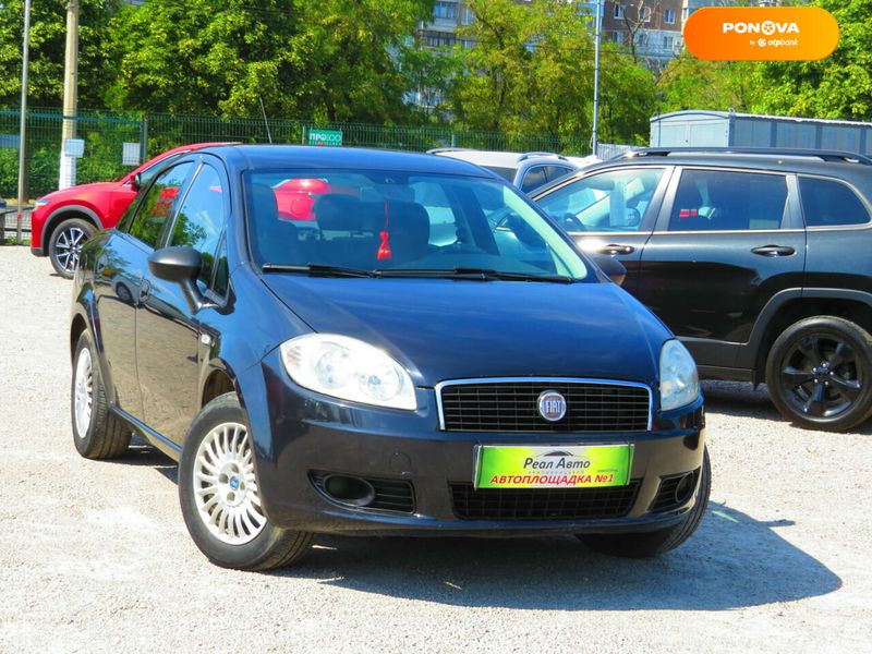 Fiat Linea, 2007, Газ пропан-бутан / Бензин, 1.37 л., 167 тис. км, Седан, Чорний, Кропивницький (Кіровоград) 110162 фото