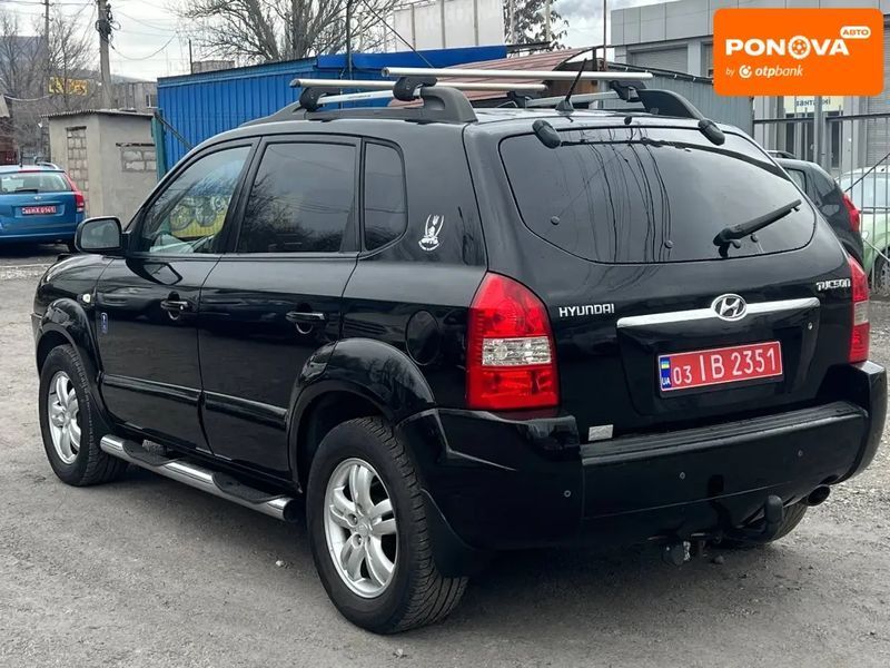 Hyundai Tucson, 2006 г., Газ пропан-бутан / Бензин, 180 тыс. км, Внедорожник / Кроссовер, Чорный, Каменское (Днепродзержинск) AT-10411429 фото