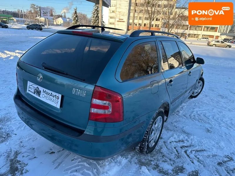Skoda Octavia, 2006 р., Бензин, 231 тис. км, Універсал, Зелений, Черкаси AT-10411029 фото