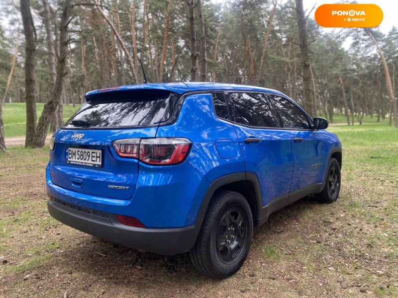 Jeep Compass, 2018, Бензин, 2.4 л., 52 тыс. км, Внедорожник / Кроссовер, Синий, Сумы Cars-Pr-67970 фото