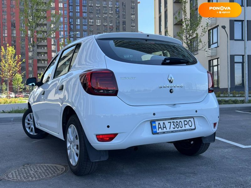 Renault Sandero, 2017, Бензин, 0.9 л., 53 тис. км, Хетчбек, Білий, Київ Cars-Pr-67848 фото