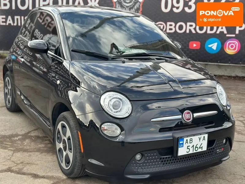 Fiat 500e, 2017 р., Електро, 88 тис. км, Седан, Чорний, Вінниця AT-10413627 фото