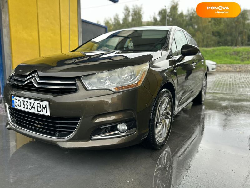 Citroen C4, 2012, Дизель, 245 тис. км, Хетчбек, Коричневий, Тернопіль Cars-Pr-223921 фото