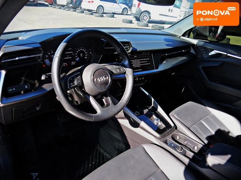 Audi A3, 2022 р., Гібрид (MHEV), 88 тис. км, Седан, Сірий, Черкаси AT-10418332 фото