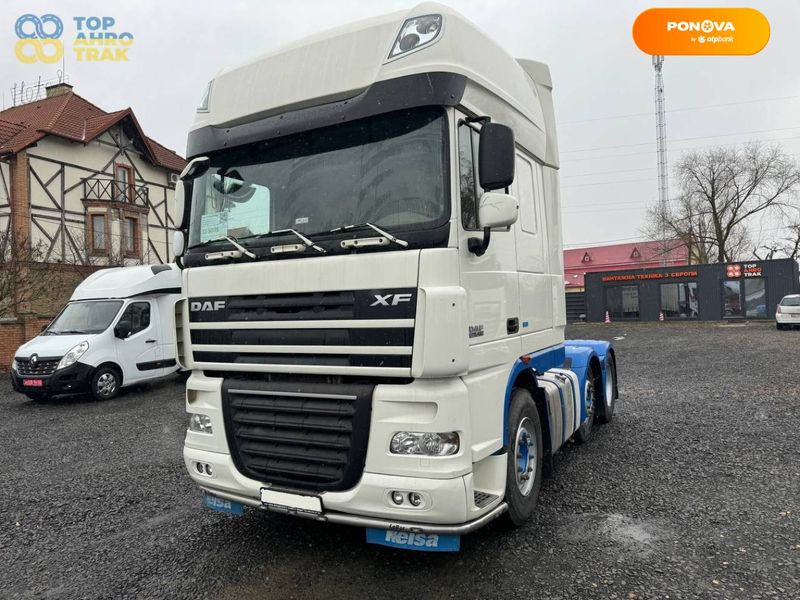 DAF XF 105, 2013, Дизель, 12.9 л., 899 тис. км, Тягач, Білий, Ковель 43638 фото