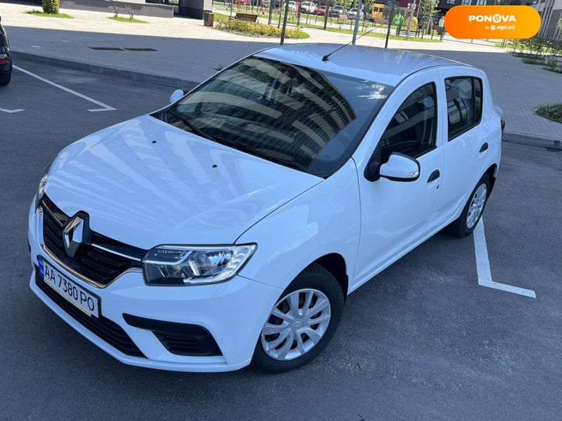 Renault Sandero, 2017, Бензин, 0.9 л., 53 тис. км, Хетчбек, Білий, Київ Cars-Pr-67848 фото