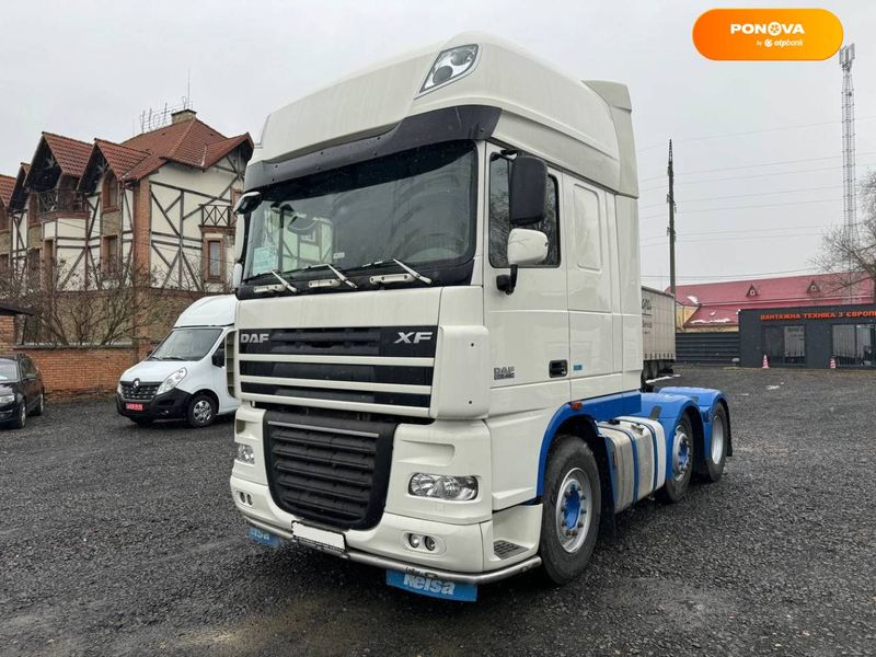 DAF XF 105, 2013, Дизель, 12.9 л., 899 тис. км, Тягач, Білий, Ковель 43638 фото