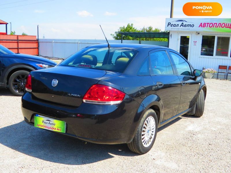 Fiat Linea, 2007, Газ пропан-бутан / Бензин, 1.37 л., 167 тис. км, Седан, Чорний, Кропивницький (Кіровоград) 110162 фото