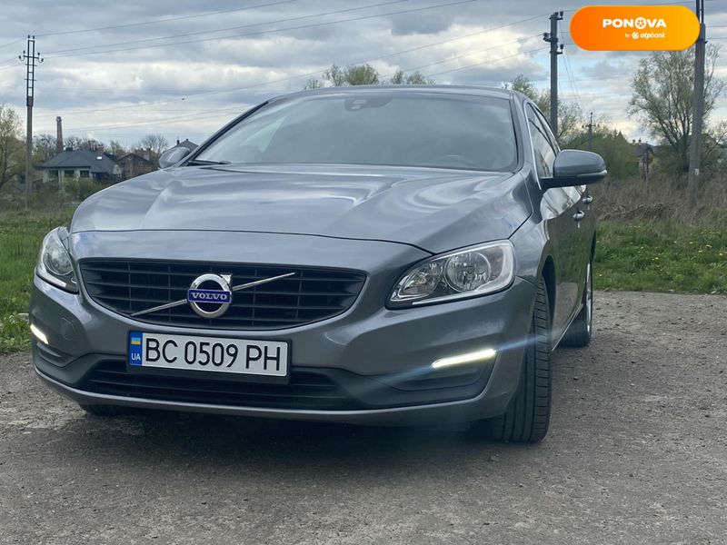 Volvo V60, 2015, Дизель, 1.97 л., 123 тис. км, Універсал, Сірий, Львів Cars-Pr-68601 фото