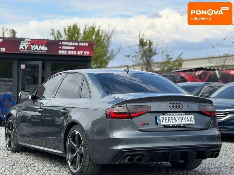 Audi S4, 2014 р., Бензин, 205 тис. км, Седан, Сірий, Дніпро (Дніпропетровськ) AT-10417786 фото