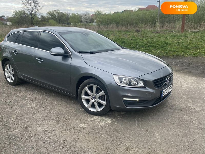 Volvo V60, 2015, Дизель, 1.97 л., 123 тис. км, Універсал, Сірий, Львів Cars-Pr-68601 фото