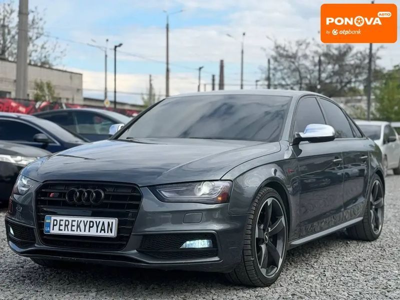 Audi S4, 2014 р., Бензин, 205 тис. км, Седан, Сірий, Дніпро (Дніпропетровськ) AT-10417786 фото