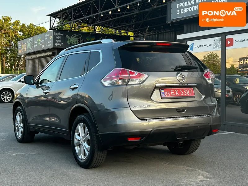 Nissan Rogue, 2016 р., Бензин, 144 тис. км, Позашляховик / Кросовер, Сірий, Житомир AT-10417971 фото