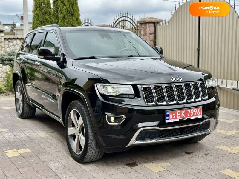 Jeep Grand Cherokee, 2015, Дизель, 3 л., 188 тис. км, Позашляховик / Кросовер, Чорний, Тернопіль Cars-Pr-64904 фото