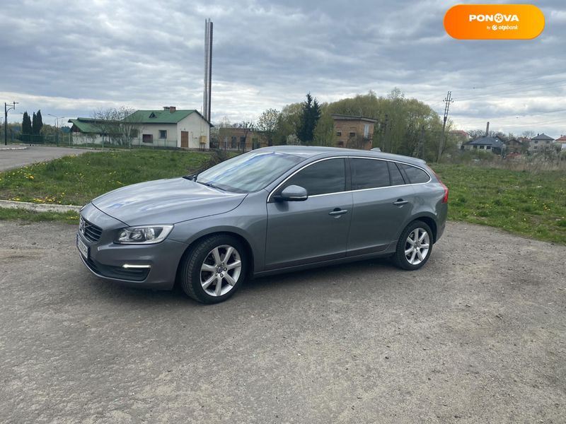 Volvo V60, 2015, Дизель, 1.97 л., 123 тис. км, Універсал, Сірий, Львів Cars-Pr-68601 фото