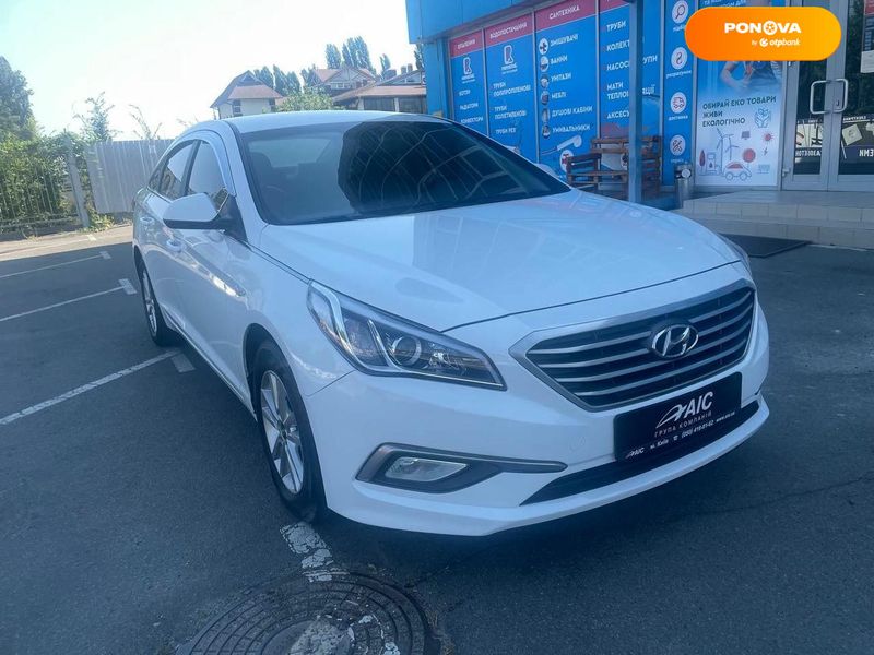 Hyundai Sonata, 2016, Газ, 2 л., 445 тис. км, Седан, Білий, Київ 110226 фото