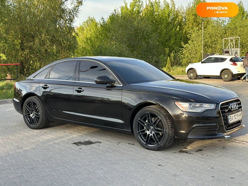 Audi A6, 2013, Бензин, 1.98 л., 242 тис. км, Седан, Чорний, Хмельницький Cars-Pr-68779 фото