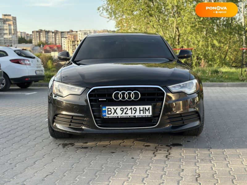Audi A6, 2013, Бензин, 1.98 л., 242 тис. км, Седан, Чорний, Хмельницький Cars-Pr-68779 фото