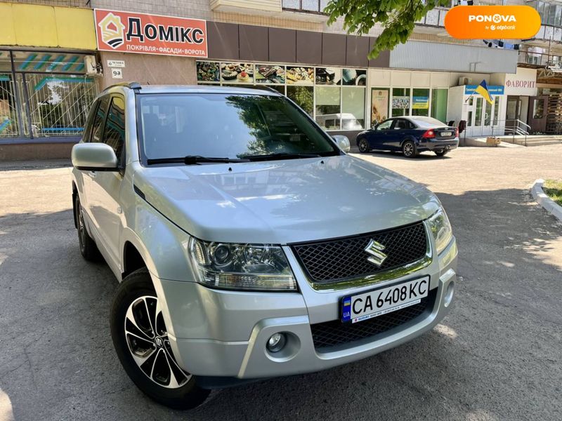 Suzuki Grand Vitara, 2007, Бензин, 2 л., 183 тис. км, Позашляховик / Кросовер, Сірий, Черкаси Cars-Pr-66735 фото