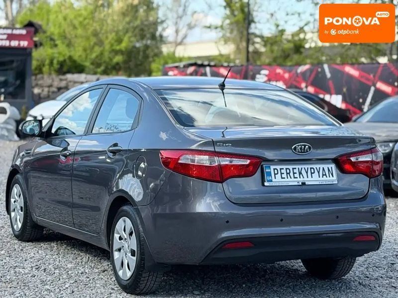 Kia Rio, 2012 р., Бензин, 161 тис. км, Седан, Сірий, Дніпро (Дніпропетровськ) AT-10417736 фото