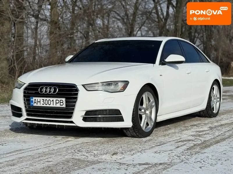 Audi A6, 2015 р., Бензин, 168 тис. км, Седан, Білий, Дніпро (Дніпропетровськ) AT-10412208 фото