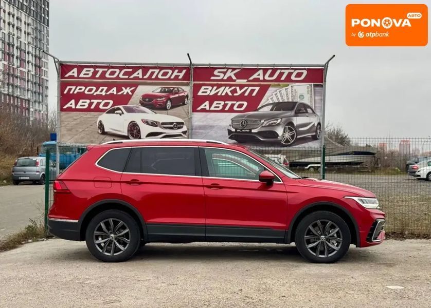 Volkswagen Tiguan, 2022 г., Бензин, 22 тыс. км, Внедорожник / Кроссовер, Красный, Киев AT-10408308 фото