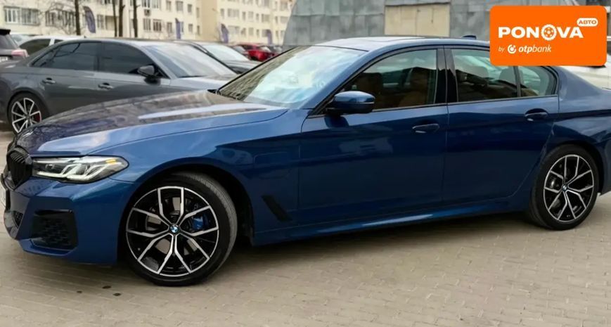 BMW 5 Series, 2020 р., Гібрид (PHEV), 104 тис. км, Седан, Синій, Львів AT-10418221 фото
