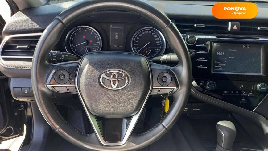 Toyota Camry, 2017, Бензин, 2.5 л., 187 тис. км, Седан, Чорний, Полтава 18076 фото