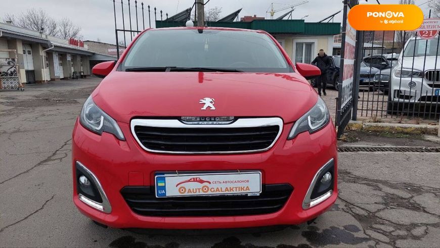 Peugeot 108, 2018, Бензин, 1 л., 28 тыс. км, Хетчбек, Красный, Николаев 6405 фото