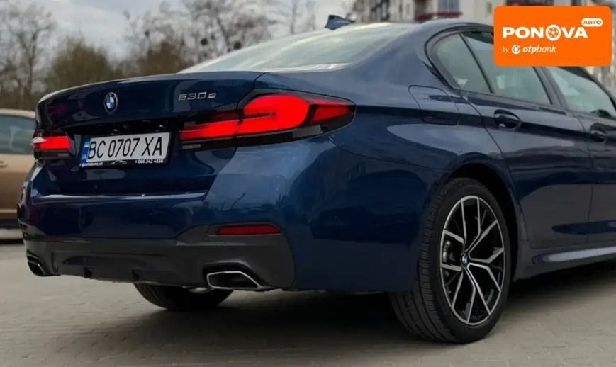 BMW 5 Series, 2020 р., Гібрид (PHEV), 104 тис. км, Седан, Синій, Львів AT-10418221 фото