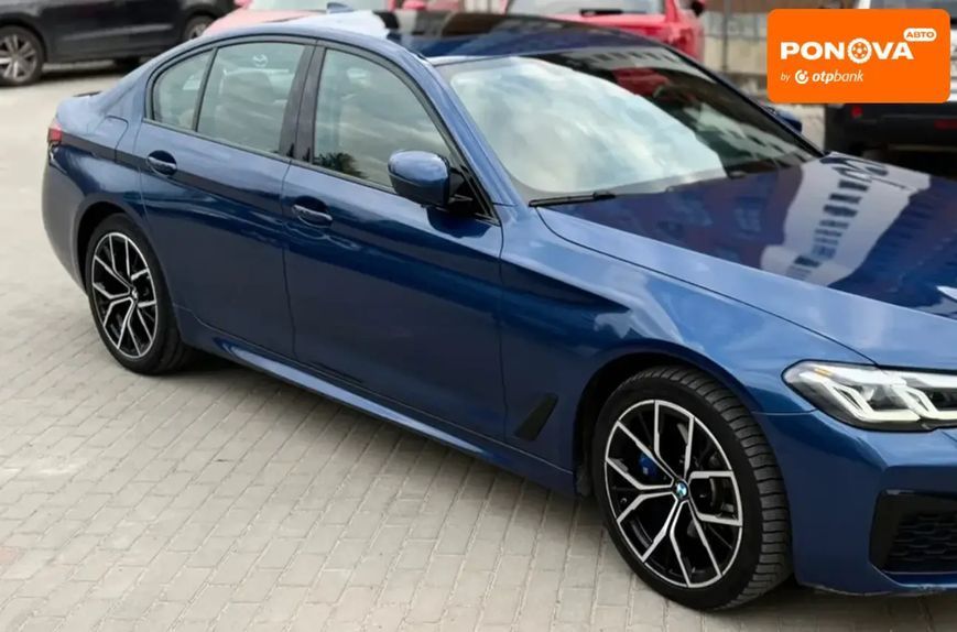 BMW 5 Series, 2020 р., Гібрид (PHEV), 104 тис. км, Седан, Синій, Львів AT-10418221 фото
