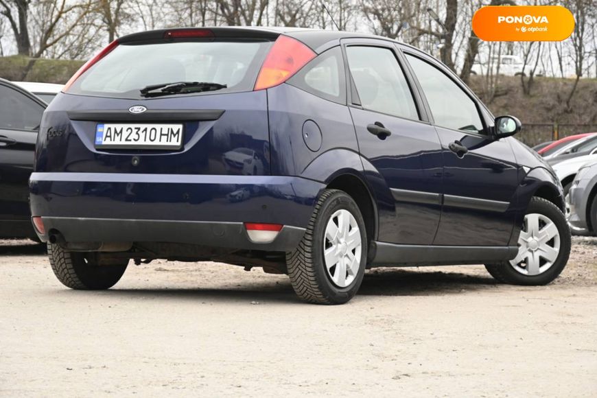 Ford Focus, 2001, Бензин, 1.6 л., 102 тыс. км, Хетчбек, Синий, Бердичев 26190 фото