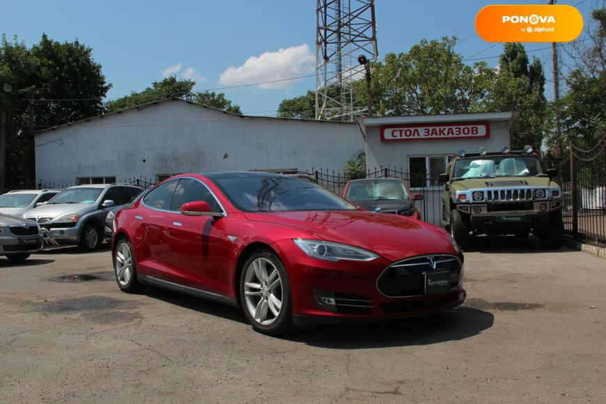 Tesla Model S, 2015, Електро, 144 тис. км, Ліфтбек, Червоний, Одеса 111188 фото
