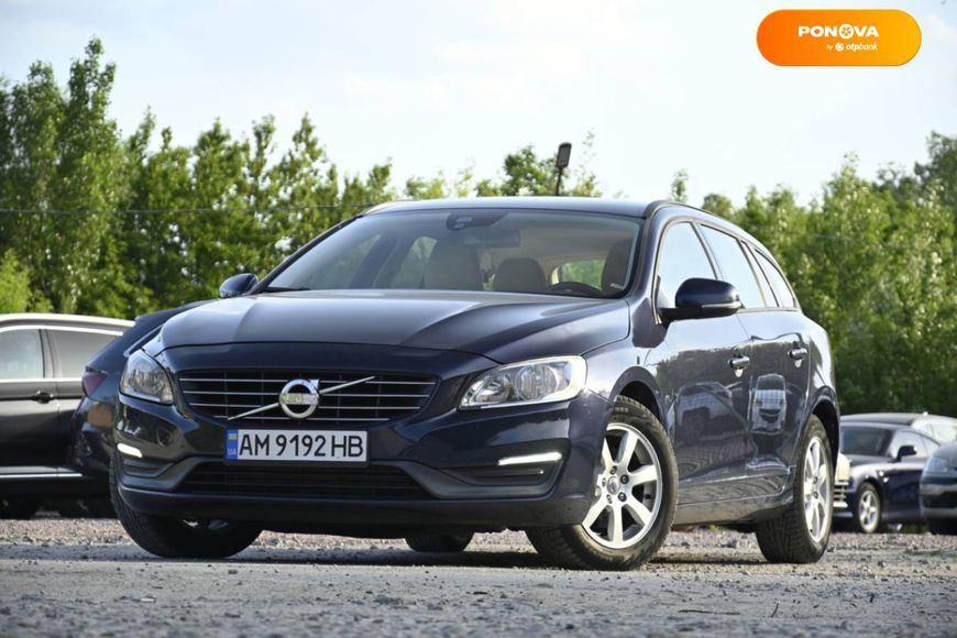 Volvo V60, 2014, Дизель, 1.56 л., 252 тис. км, Універсал, Синій, Бердичів 103200 фото