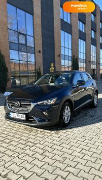 Mazda CX-3, 2019, Бензин, 2 л., 50 тис. км, Позашляховик / Кросовер, Синій, Чернівці Cars-Pr-243135 фото