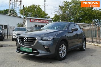 Mazda CX-3, 2019, Бензин, 2 л., 105 тис. км, Позашляховик / Кросовер, Сірий, Одеса 194953 фото