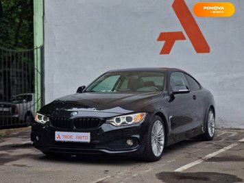 BMW 4 Series, 2013, Бензин, 2 л., 106 тис. км, Купе, Чорний, Одеса 98918 фото