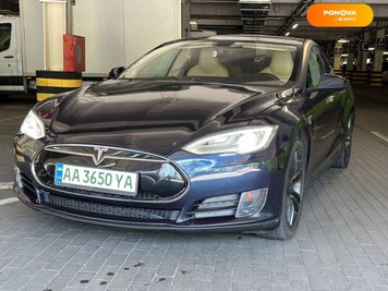 Tesla Model S, 2013, Електро, 160 тыс. км, Лифтбек, Синий, Киев 110385 фото