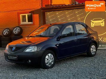 Dacia Logan, 2006 г., Газ пропан-бутан / Бензин, 240 тыс. км, Седан, Синий, Дергачі AT-10429210 фото