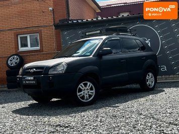 Hyundai Tucson, 2008 р., Газ пропан-бутан / Бензин, 304 тис. км, Позашляховик / Кросовер, Чорний, Дергачі AT-10422078 фото