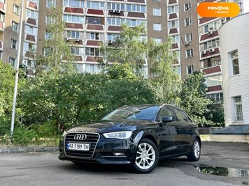 Audi A3, 2016, Дизель, 1.97 л., 135 тис. км, Хетчбек, Чорний, Київ 110187 фото