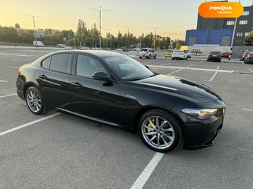 Alfa Romeo Giulia, 2019, Бензин, 2 л., 88 тис. км, Седан, Чорний, Київ Cars-Pr-219741 фото