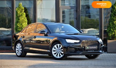Audi A4, 2017, Бензин, 1.98 л., 115 тис. км, Седан, Чорний, Київ 16126 фото