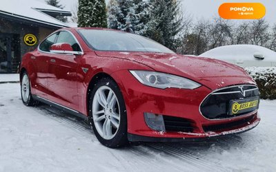 Tesla Model S, 2013, Електро, 106 тис. км, Ліфтбек, Червоний, Львів 13258 фото