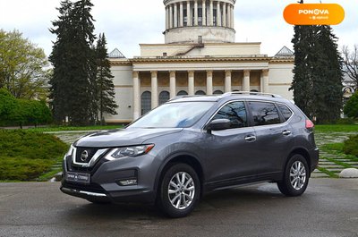 Nissan Rogue, 2017, Бензин, 2.49 л., 145 тис. км, Позашляховик / Кросовер, Сірий, Київ 39433 фото